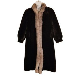 Farlows Furs L Penny Lane Full Length Brown Coat San Jose CA Formal Party